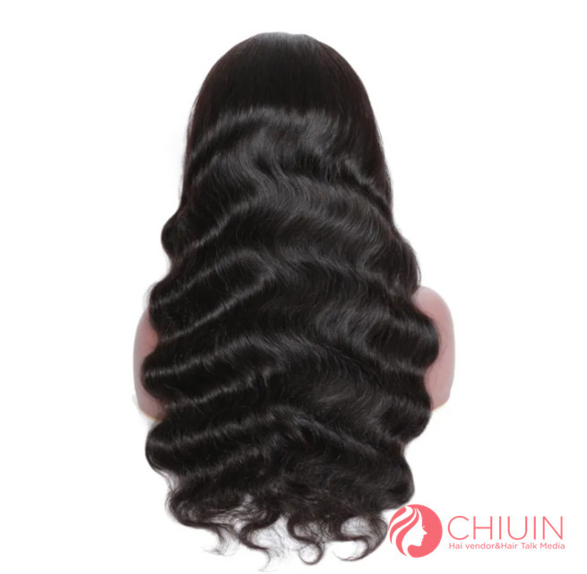 Body Wave 13x4 Transparent Lace Frontal Wigs Cambodian Virgin Hair