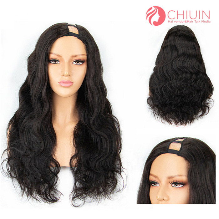 Body Wave U Part Wig Cambodian Hair Beginner Friendly U-Part Wig