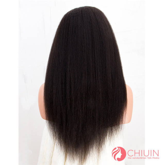 Kinky Straight U Part Wig Cambodian Hair U-Part Wig For 4C Hair