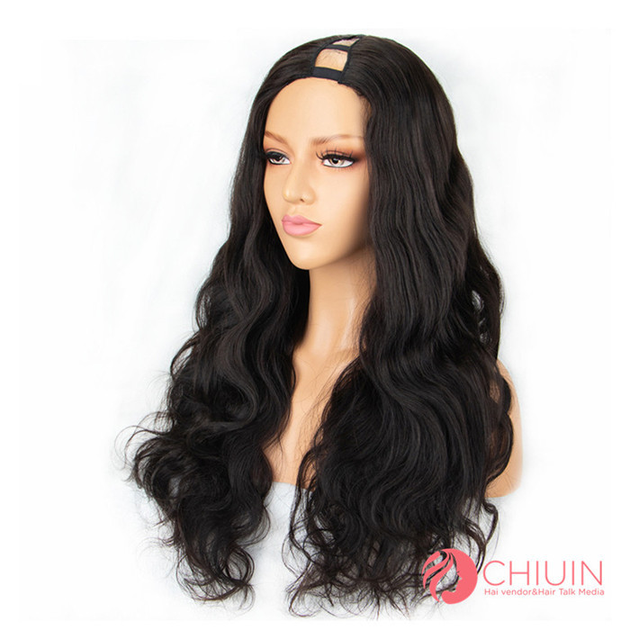 Body Wave U Part Wig Cambodian Hair Beginner Friendly U-Part Wig