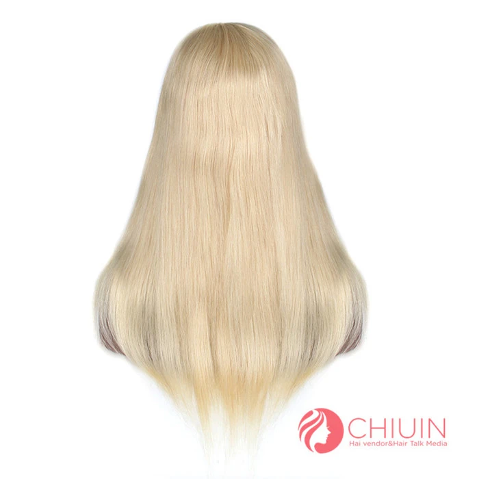 613 Hair Color Blonde U Part Wig Straight Glueless Wig