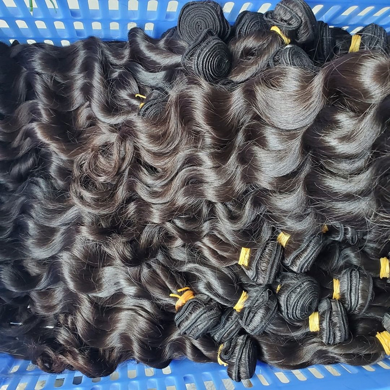 Deep Wave Raw Hair Top Quality Cambodian Hair Cuticle Aligned