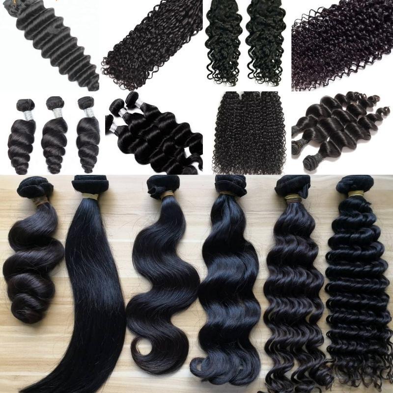 1 Bundle Customized Texture Raw Hair Grade Cuticle Aligned Single Donor Hair Weave