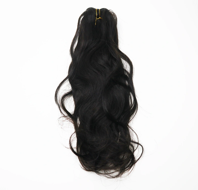 1 Bundle Natural Pattern Wavy Unprocessed Raw Hair Single Donor Hair Weave