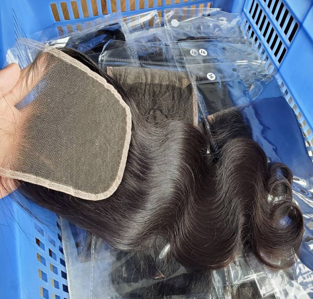 Raw Hair Transparent Lace Closures 4x4 5x5 for Wholesale