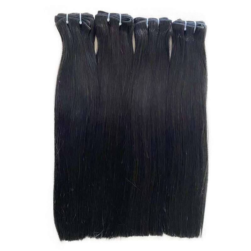 4 Bundle Super Double Drawn Hair Bone Straight Cuticle Aligned Hair Weave