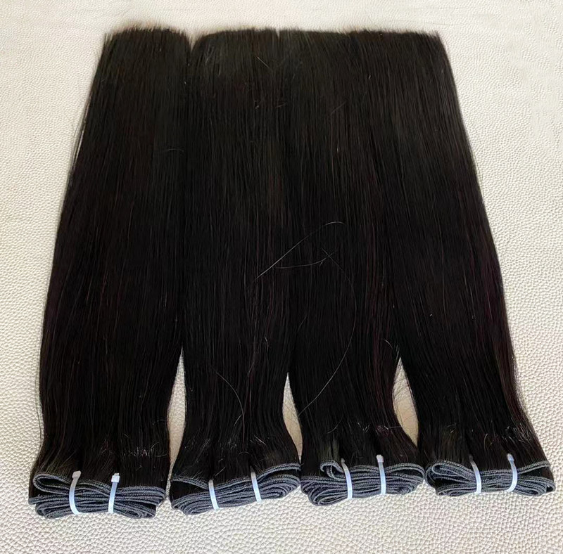 1 Bundle Super Double Drawn Hair Bone Straight Cuticle Aligned Hair Weave