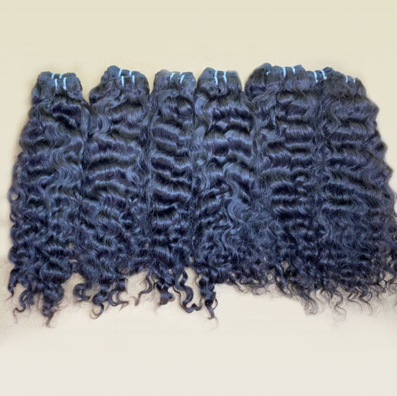 Bulk Purchase Natural Burmese Curly Raw Hair Bundles Unprocessed Single Donor Hair
