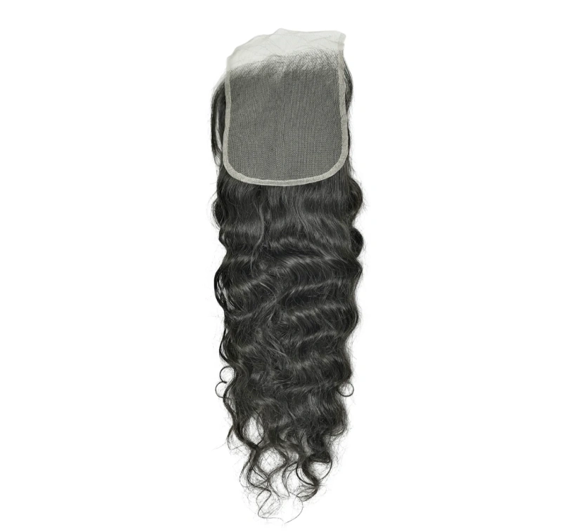 Natural Pattern Wavy 5x5 HD Swiss Lace Frontal Unprocessed Raw Hair Single Donor