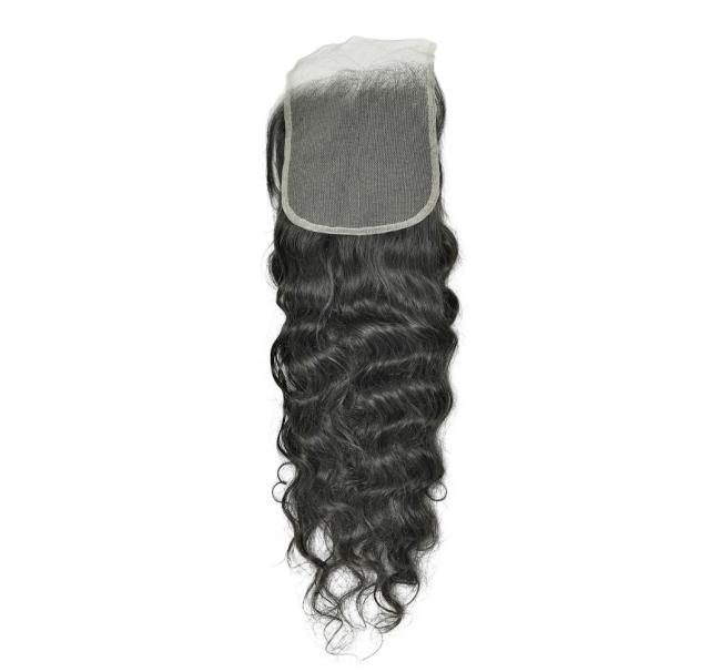 Natural Burmese Curly 4x4 HD Swiss Lace Frontal Unprocessed Raw Hair Single Donor