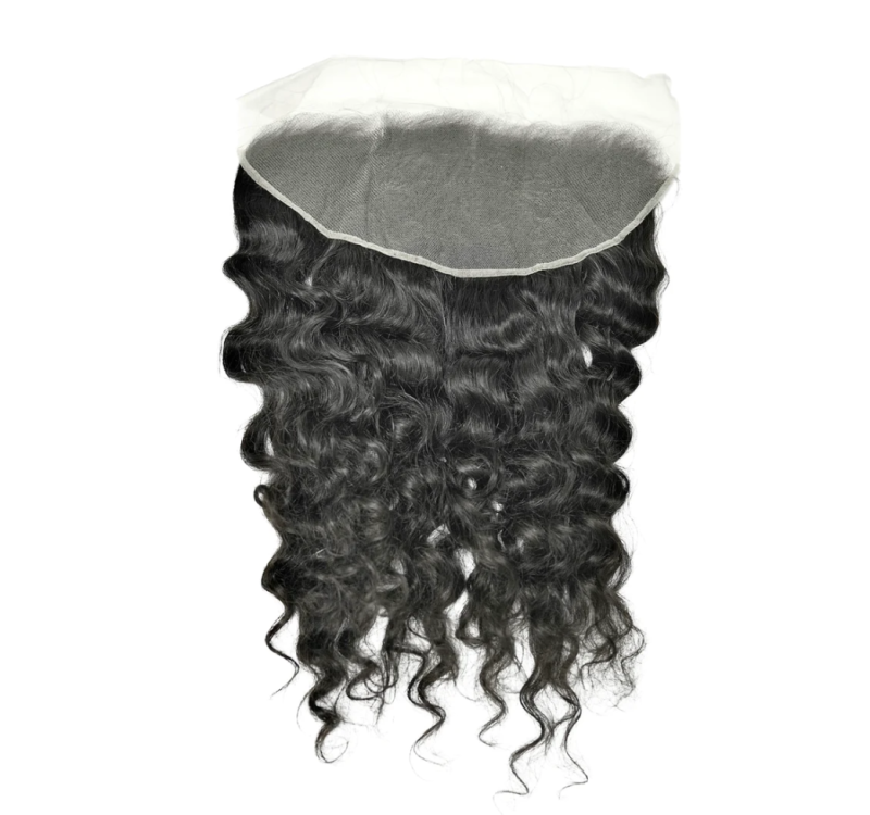 Natural Burmese Curly 13x4 HD Swiss Lace Frontal Unprocessed Raw Hair Single Donor