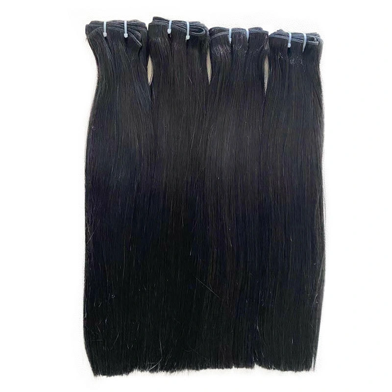 4 Bundle Super Double Drawn Hair Bone Straight Cuticle Aligned Hair Weave