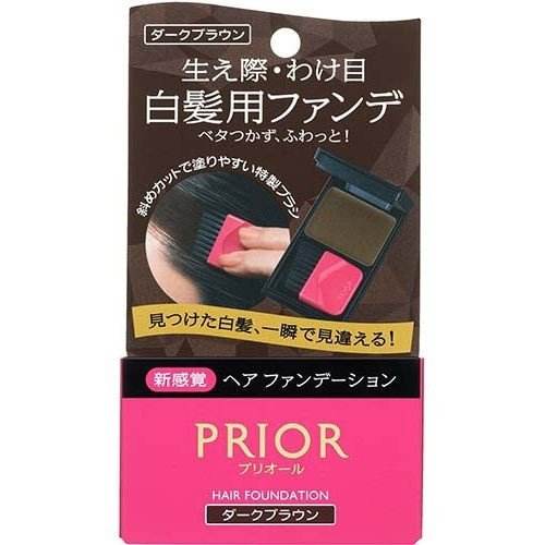 PRIOR染发粉饼一次性遮盖白发根神器 3.6g