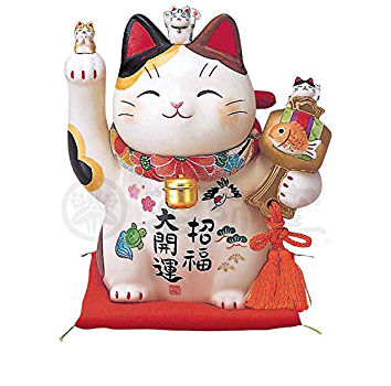 药师窑招财猫7596 高16cm