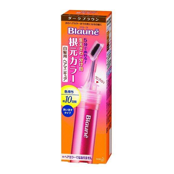 花王Blaune白发补发根补色染发膏刷28g (持色10天)