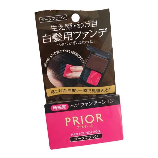 PRIOR染发粉饼一次性遮盖白发根神器 3.6g