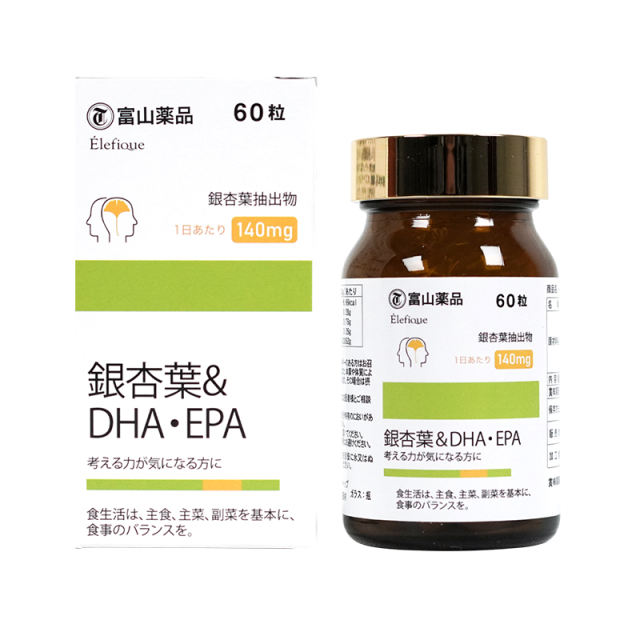 富山药品 银杏叶精华 DHA · EPA 60粒