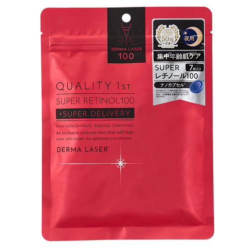 QUALITY 1sT 皇后面膜红色 7枚