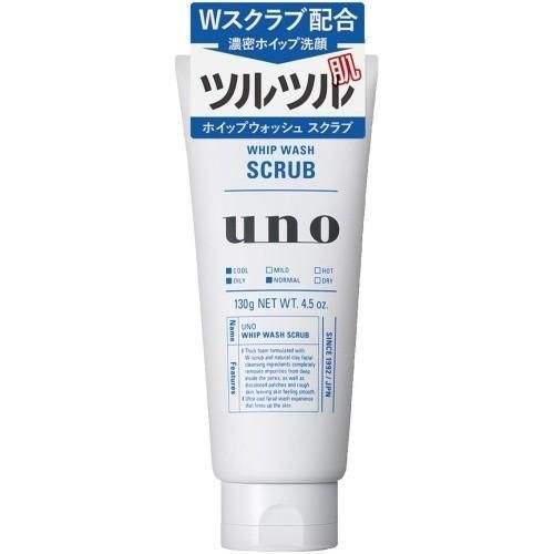 资生堂UNO吾诺男士洗面奶  深层清洁去角质 130g