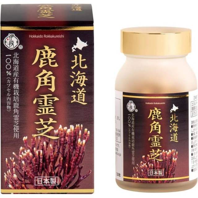伊段 北海道鹿角灵芝 120粒