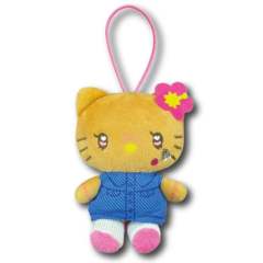 三丽鸥 黑皮hellokitty迷你挂件