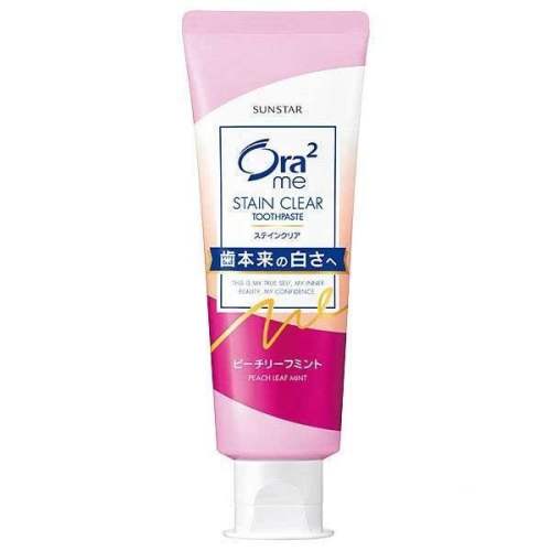 ora2皓乐齿果味牙膏去黄去口臭亮白含氟  仙桃薄荷味