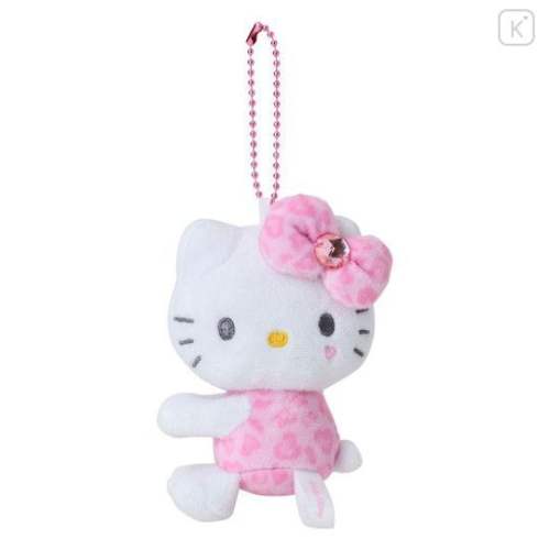 Hello kitty 三丽鸥 日系人气可爱大长腿kitty爱心扣毛绒公仔挂件