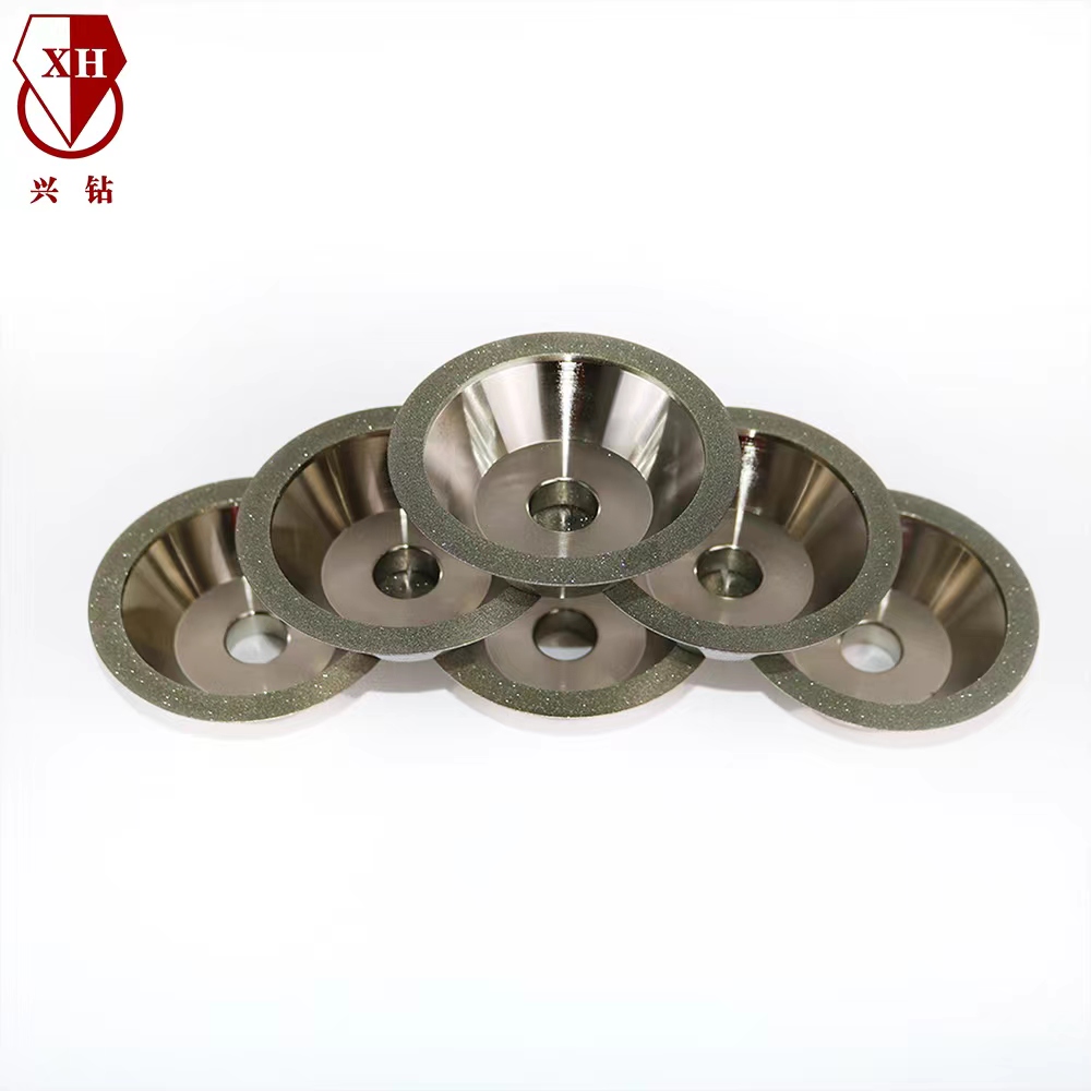 100 Beveled Bowl Type Electroplated Diamond Grinding Wheel