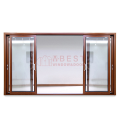 Aluminum Sliding Door 2 Rails And 3 Rails Design