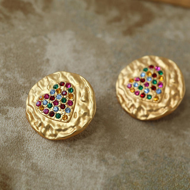 Vintage gemstone earrings