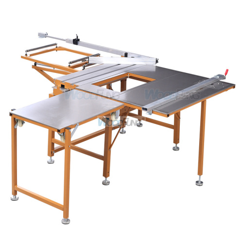 MJ-09BRR Double invisible rail sawing table for wood cutting mini saw ...
