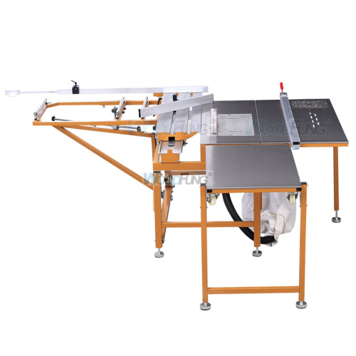 MJ-09BRR Double invisible rail sawing table for wood cutting mini saw ...