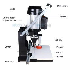 MY09 Portable hinge drilling machine