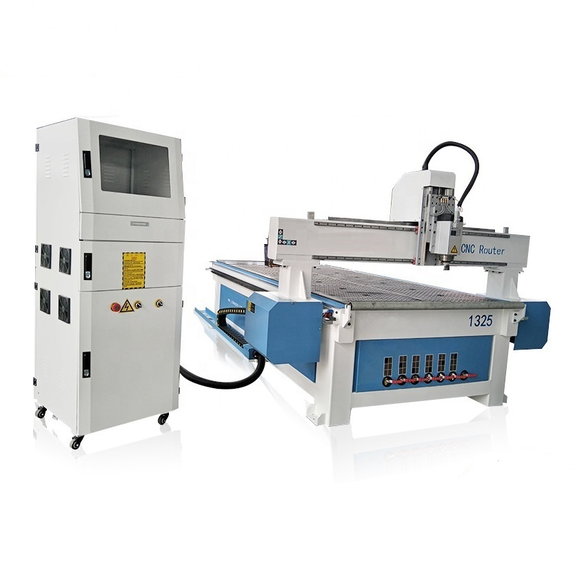 WF-1325 two head wood CNC Router Machine with 1 Spindle for woodworking