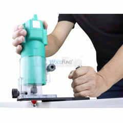FF02-6 350W DCA wood edge banding trimmer end cutter Fixed Base Laminate Trimmer/Router