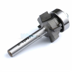 1/4 woodworking milling cutter 4 teeth trimming knife edge trimmer wood router bit edge cutting trimming blade for trimmer