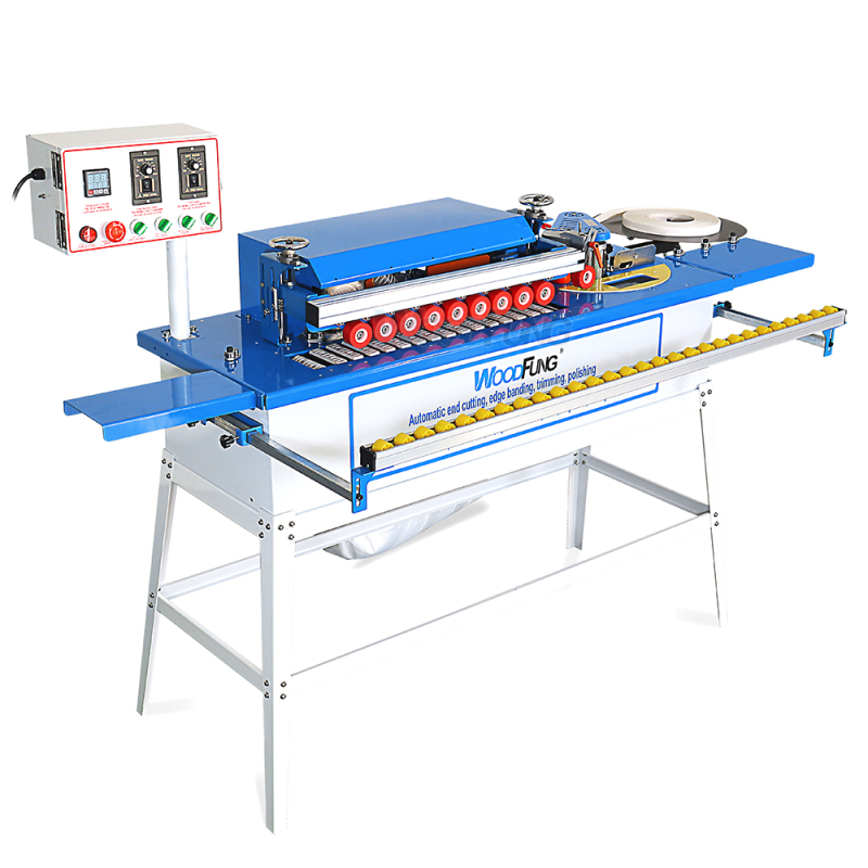 MY-07 Mini Automatic Edge Banding Machine With Gluing Trimming End Cutting Buffing Dust Collection Straight Curve MDF Edge Bander