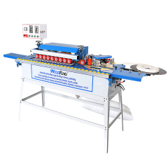 MY-07 Mini Automatic Edge Banding Machine With Gluing Trimming End Cutting Buffing Dust Collection Straight Curve MDF Edge Bander