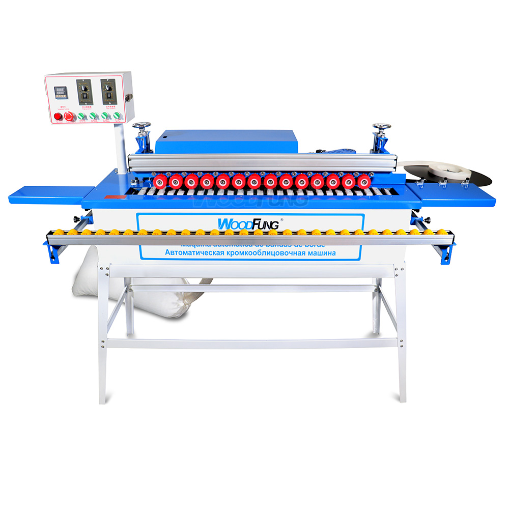 MY-072 Mini Automatic Edge Banding Machine Gluing Trimming End Cutting Buffing Dust Collection Straight MDF Automatic Feeding Edge Bander