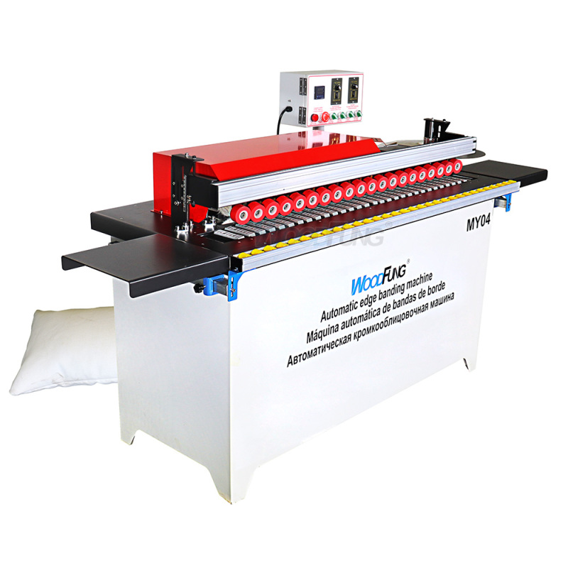 MY-04 Mini Automatic Edge Banding Machine Gluing Trimming End Cutting Buffing Dust Collection Straight MDF Automatic Feeding Edge Bander