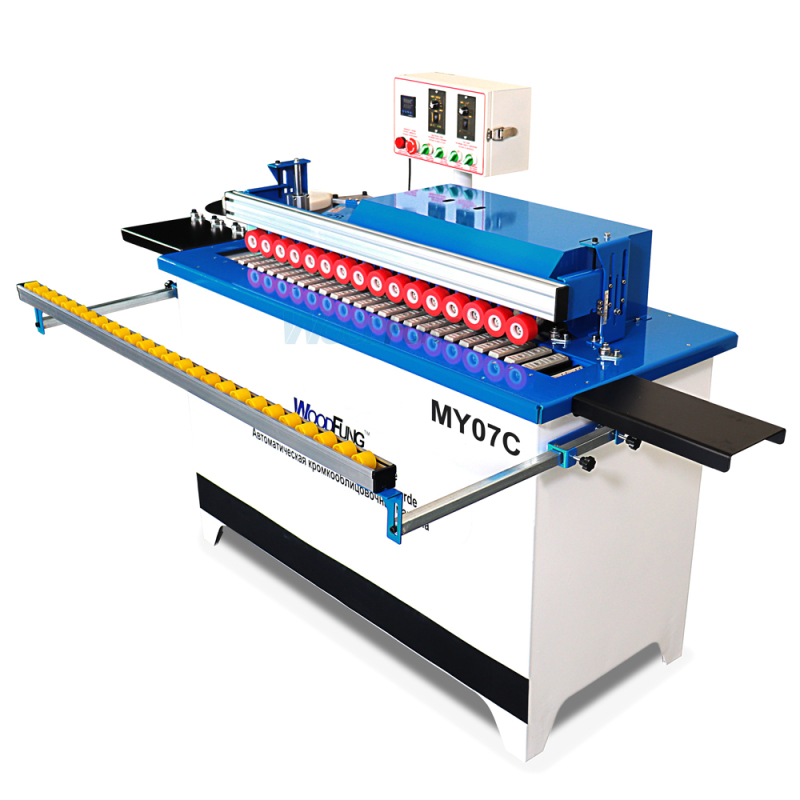 MY-07C Mini Automatic Edge Banding Machine Gluing Trimming End Cutting Buffing Dust Collection Straight MDF Automatic Feeding Edge Bander