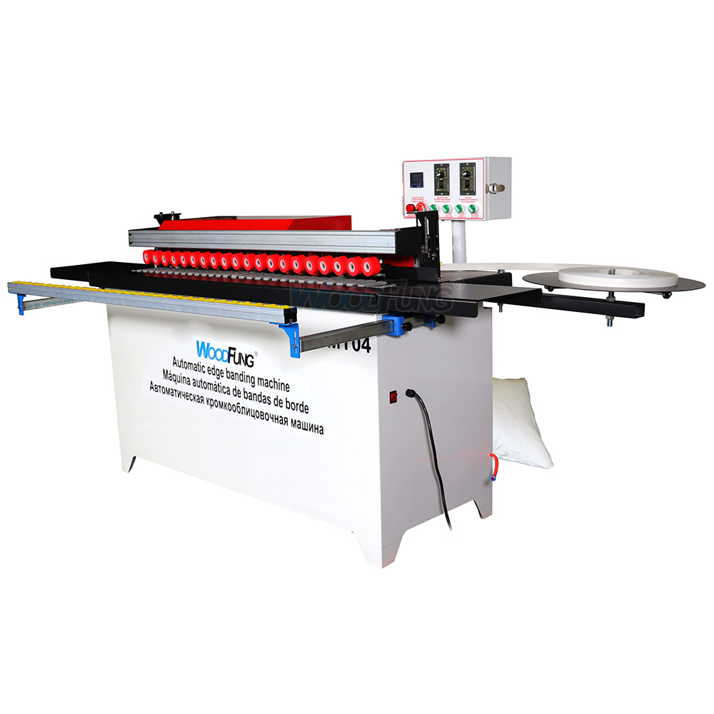 MY-04 Mini Automatic Edge Banding Machine Gluing Trimming End Cutting Buffing Dust Collection Straight MDF Automatic Feeding Edge Bander