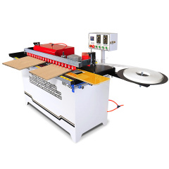 MY-05 Mini Semi-automatic Edge Banding Machine Gluing Trimming End Cutting Buffing Dust Collection Straight MDF Automatic Feeding Edge Bander