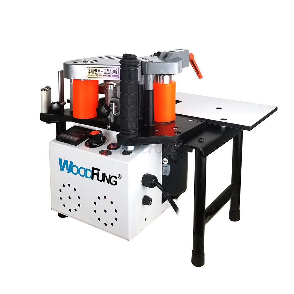 WF-102B Movable Edge Banding Machine For Straight Curve MDF Boards PVC ABS Manual Egde bander