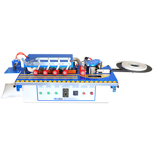 MY-06C Multifunctional Manual Edge Banding Machine With Gluing Trimming Buffing Pneumatic End Cutting Dust Collection Straight Curve Edge Bander