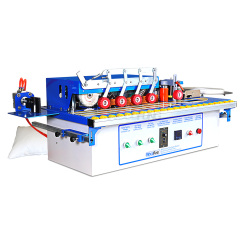 MY-06C Multifunctional Manual Edge Banding Machine With Gluing Trimming Buffing Pneumatic End Cutting Dust Collection Straight Curve Edge Bander