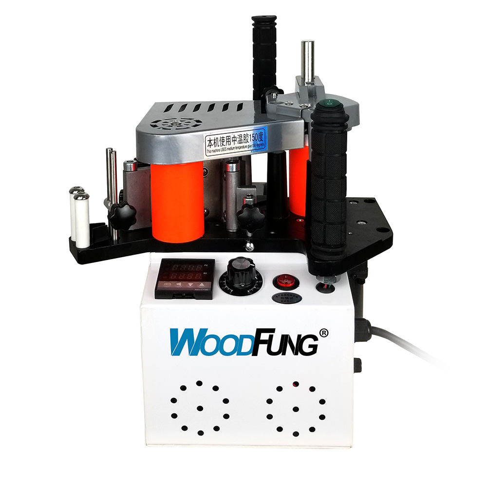 WF-102B Movable Edge Banding Machine For Straight Curve MDF Boards PVC ABS Manual Egde bander