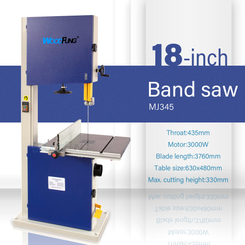Sierra de cinta MJ345 de 18 pulgadas y 450 mm