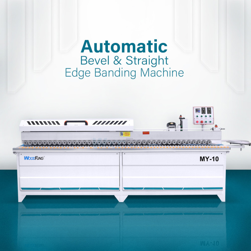 MY-10 Automatic Bevel Straight Edge Banding Machine Beveled Wardrobe Cabinet Door Pre-milling Edge Bander