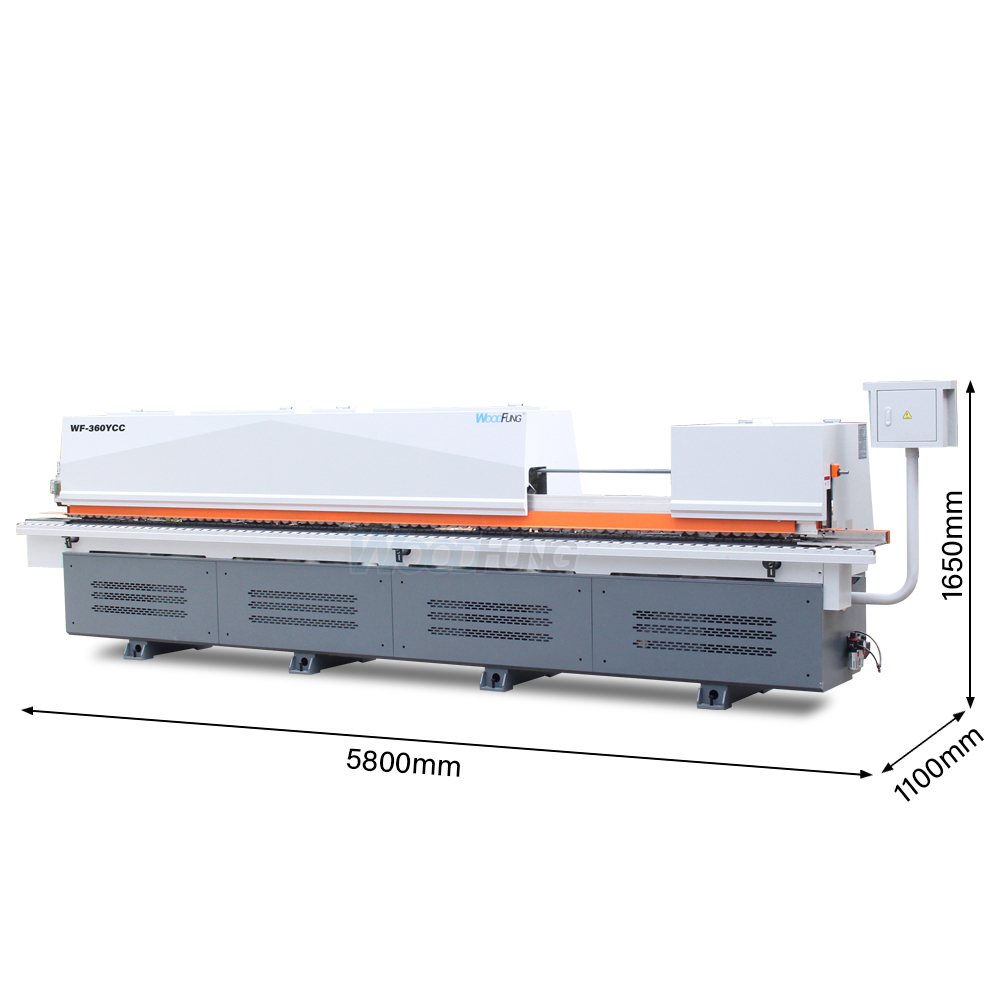 WF-360YCC Automatic Woodworking Edge Banding Machine with Pre-Milling and Grooving